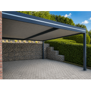Carport Adossé Toit Bac Acier Adossé 5.8x4m