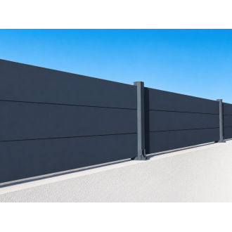 Pièces Détachées pour Clôture Aluminium Pleine Lames 150x20mm & 100x20mm