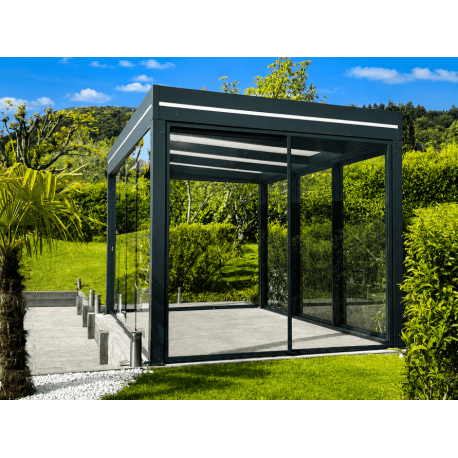 Paroi Fixe Vitrée 2.8m Pergola 