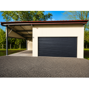 Porte de garage enroulable gris anthracite