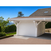 Porte de garage enroulable SOMFY pour carport