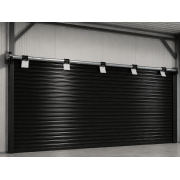 Fixation tablier porte de garage enroulable