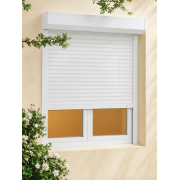  	Volet Roulant PVC SOMFY Coffre Extérieur Sur Mesure