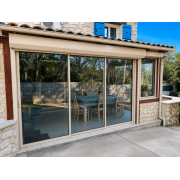 Volets roulants Somfy aluminium beige 1015 3775 x 2500 mm & 1000x1650 mm Ouverts