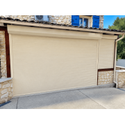 Volets roulants Somfy aluminium beige 1015 3775 x 2500 mm & 1000x1650 mm Fermés