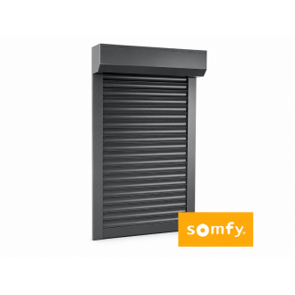 Volet roulant aluminium SOMFY ral 7016