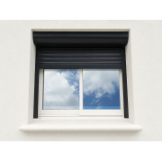  	Volet Roulant Aluminium Delta Dore Gris Anthracite RAL 7016, Tablier 3/4 Ouvert