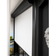  	Volet roulant aluminium élecrtique Delta Dore pose en applique extrérieur