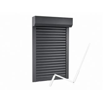 Volet roulant aluminium manuel gris antracite 7016