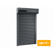 Volet roulant solaire gris anthracite 7016