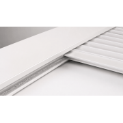  	Coulisses en alu extrudé avec joint brosse