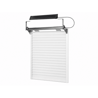 Volet roulant solaire Somfy sans coffre (pose dans coffre existant) tablier pvc