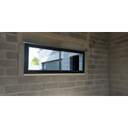 Coffre linteau avec fenêtre coulissante gris anthracite