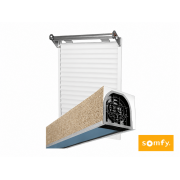 Volet roulant pvc somfy monté dans coffre linteau tunnel