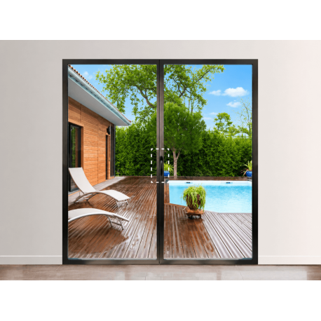 Porte-Fenêtre Aluminium 2 Vantaux (option Ferrage Invisible)