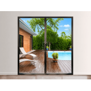 Porte-Fenêtre Aluminium 2 Vantaux (option Ferrage Invisible)