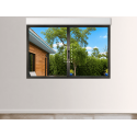 Fenêtre Aluminium 2 Vantaux PROFILS SYSTÈMES avec Volet Roulant Électrique (Moteur Somfy ou Simu) ou Manuel Intégré Sur Mesure
