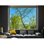  	Châssis Fixe Aluminium Noir Ral 9005