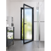 Porte fenetre alu 1 vantail tirant droit