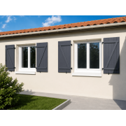 x2 Fenêtres PVC 2 Vantaux - Pose en Rénovation