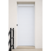Porte-Fenêtre PVC 1 Vantail 1.9 x 0.8 m avec Volet Roulant Intégré Motorisé Fermé