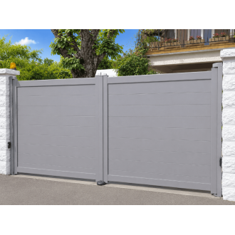Portail Aluminium plein Anais
