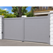 Portail Aluminium plein Anais