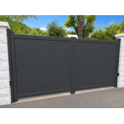 Portail Aluminium plein Anais
