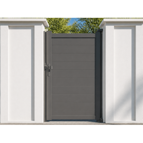 Portillon Aluminium plein Anais