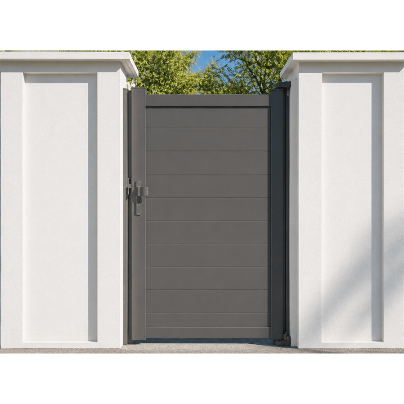 Portillon Aluminium plein Anais