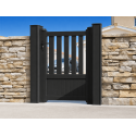 Portillon Aluminium Audrey Semi Ajouré Vertical Sur Mesure