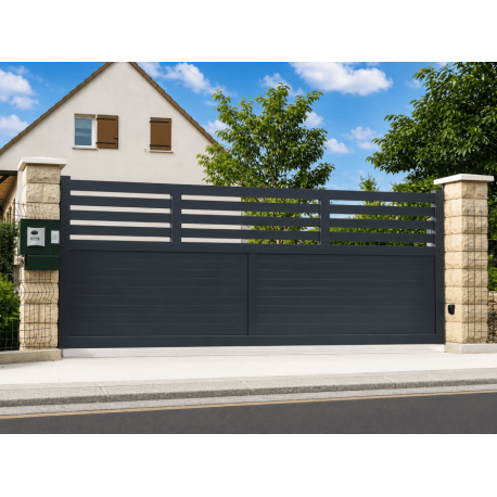Portail Aluminium Coulissant 4.5m Danielle
