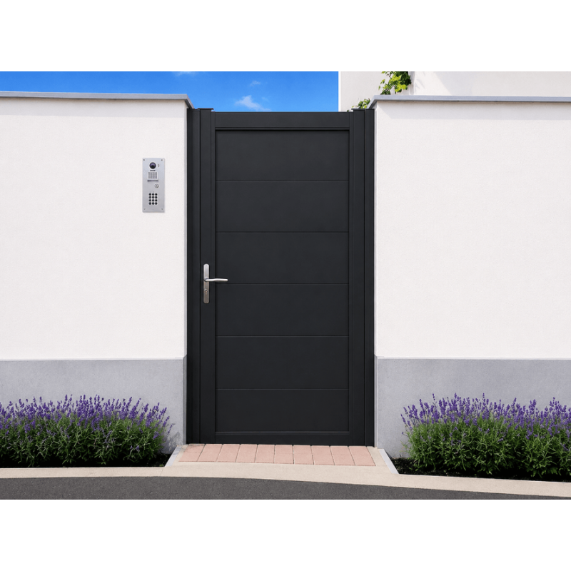 Portillon Aluminium plein Karina