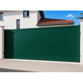 Portail Coulissant Aluminium plein Karina