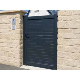 Portillon Aluminium plein Estelle