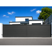Portail Coulissant Aluminium plein Estelle