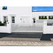 Portail PVC Coulissant Castel Forme Droit