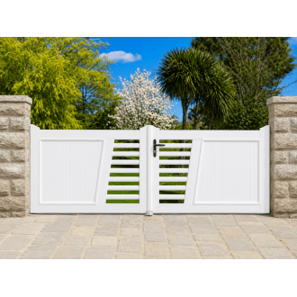 Portail PVC Battant Plage