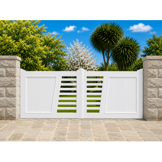 Portail PVC Coulissant Plage