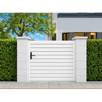 Portillon PVC Mel Lames Horizontales