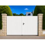Portail PVC Battant Mont Forme Droit