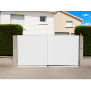 Portail PVC Battant Mont Blanc Forme Droit