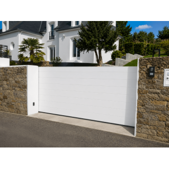 Portail PVC Coulissant Mont