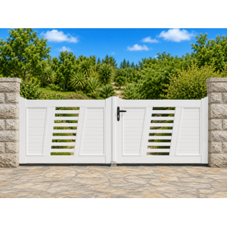 Portail PVC Battant Pesc