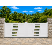 Portail PVC Coulissant Pesc