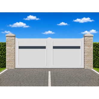 Portail PVC Coulissant Pré