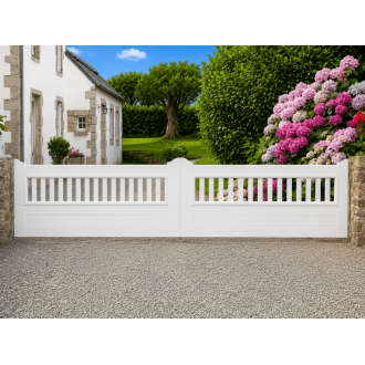 Portail PVC Coulissant Suza