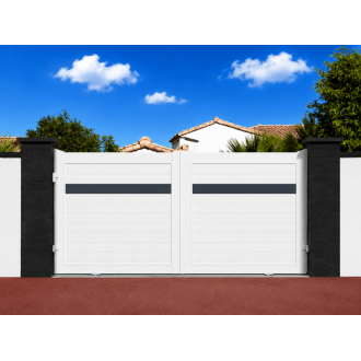 Portail PVC Coulissant Pré