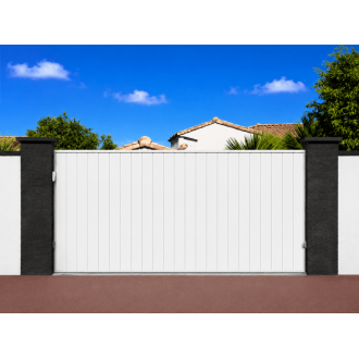 Portail PVC Coulissant Mont