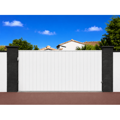 Portail PVC Coulissant Mont